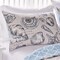 Oversized 3-Piece Microfiber Coastal Quilt Set with Beach Shells and Reversible Design